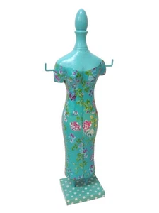 (34636) FIGURA MANIQUI MADERA DECOPATCH AZUL COLGADOR PARA COLGAR JOYAS - Imagen 1 de 1