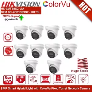 10P HITOSINO 4K HS-CUT68G2-LIA Smart Hybrid Light POE MIC AI 8MP IP Kamera 2,8mm - Bild 1 von 23