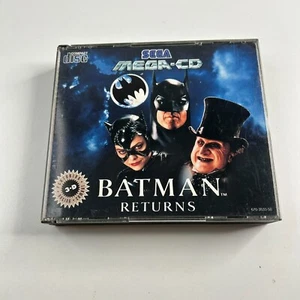 Batman Returns (Sega Mega-CD, 1993 PAL) Complete With Manual CIB VGC - Picture 1 of 6