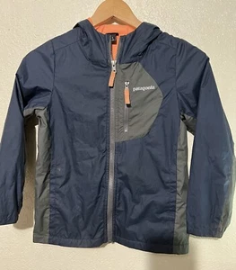 Patagonia Quartzsite Hooded Jacket Blue Sz S 7-8 - Picture 1 of 9