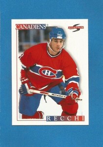 Mark Recchi HOF 1995-96 Score NHL Hockey #10 (NM+) Montreal Canadiens