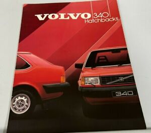1984 Volvo 340 hatchback Car Sale Brochure 