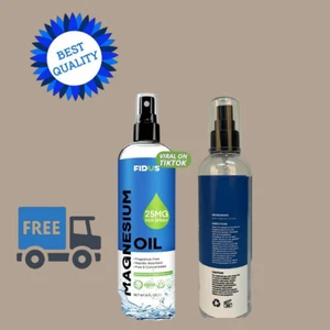 100% Pure Magnesium Oil Spray - Big 8 Fl Oz Topical Magnesium Chloride for Feet - Picture 1 of 8