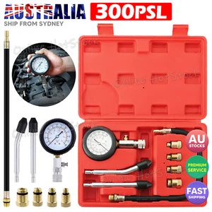 Petrol Engine Compression Tester Kit Tool Set For Automotives Motorcycle AU SHIP - Picture 1 of 10