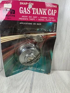 Seal-Tite SNAP ON LOCKING GAS CAP 461BL Chrome Plated Replacement Part Keys - Picture 1 of 7