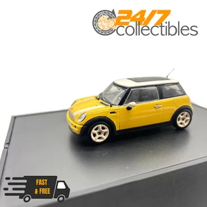 Minichamps 1/43 Scale 2001 Mini Cooper R50 Liquid Yellow Dealer Model - Picture 1 of 2