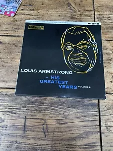 Louis Armstrong His Greatest Years Vol.2 Plays EX Vinyl LP & Inner Jazz 1st Pres - Picture 1 of 9