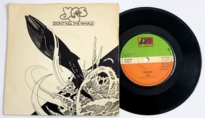 YES - DON'T KILL THE WHALE / ABILENE - ROCK 45 W/PS UK IMPORT - Picture 1 of 2