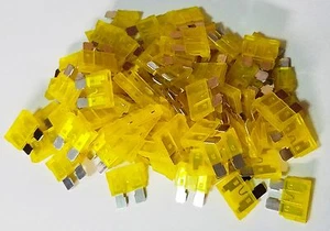 20 AMP 100pc ATC / ATO Standard Blade Fuse Auto Car Boat Marine Truck Motorcycle - Picture 1 of 1