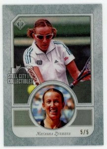 Natasha Zvereva 2020 Topps Transcendent Tennis VIP Card #48 5/5