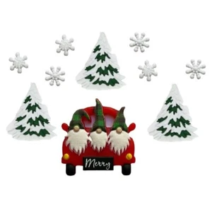 A Caroling We Will Go by Jesse James Dress It Up Holiday Buttons - Picture 1 of 1