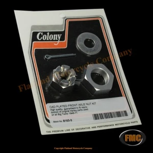 Colony 8163-3, Front Axle Nut Kit, 1946-1972 Models, P/N 7923, 43886-30, Cad - Bild 1 von 1