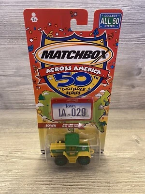 MATCHBOX ACROSS AMERICA BIRTHDAY#29 IOWA MERCEDES-BENZ TRAC 1600 - Image 1 of 4
