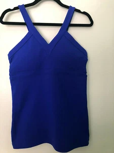 NWOT Lorna Jane Cobalt Blue Gym Tank - Small - Picture 1 of 6