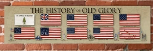 New Art Print History of Old Glory Old Glory 6" x 24" Made In USA - Picture 1 of 5