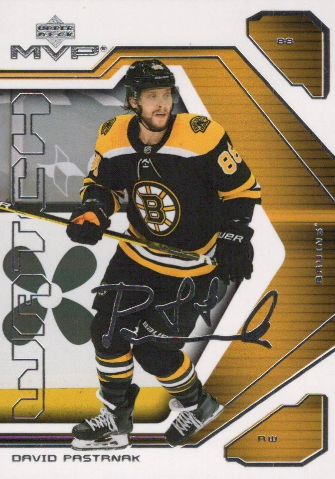 2021-22 Upper Deck MVP 20th Anniversary #10 David Pastrnak Boston Bruins - Image 1 of 1