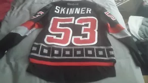 Autographed Reebok Carolina Hurricanes Black Jeff Skinner Jersey, Size S - Picture 1 of 8