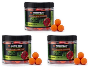 3-er Set SuperFeed Diffusion Mini Fluo Pop-Up Fish Flavour Mix Karpfen-Pop-Ups - Bild 1 von 4