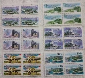 CHINA - PCR -1996 - SCOTT #2724 - 2729 - BLOCKS OF STAMPS - MNH - Picture 1 of 3