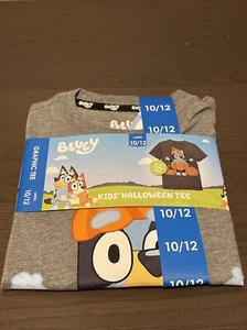 Bluey Kids Glow In The Dark Short Sleeve Crew Neck Halloween Tee - Picture 1 of 3