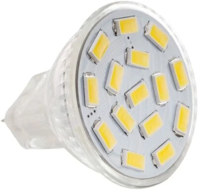 (1x) MR11 / GU4 LED Light Bulb AC12V/DC12V White  - Image 1 of 4