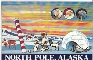 PAINTING AT SANTA CLAUS HOUSE,SANTA LAND~NORTH POLE,AK - Picture 1 of 1