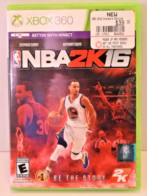 Xbox 360 Sports NBA 2K16 Stephen Curry with manual - Image 1 of 3