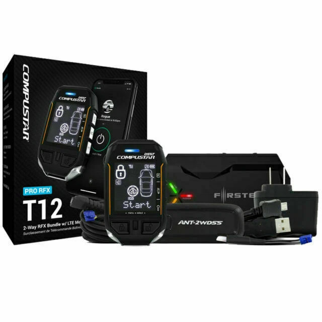 Compustar Pro RFXP2WT12SS 2-Way RFX Bundle with LTE Module