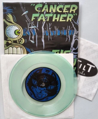 The Action Suits! – Cancer Father limited edition  clear 7" vinyl record 1996 - Image 1 of 3