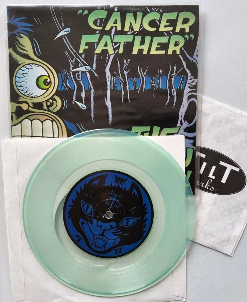 The Action Suits! – Cancer Father limited edition  clear 7" vinyl record 1996 - Image 1 of 3