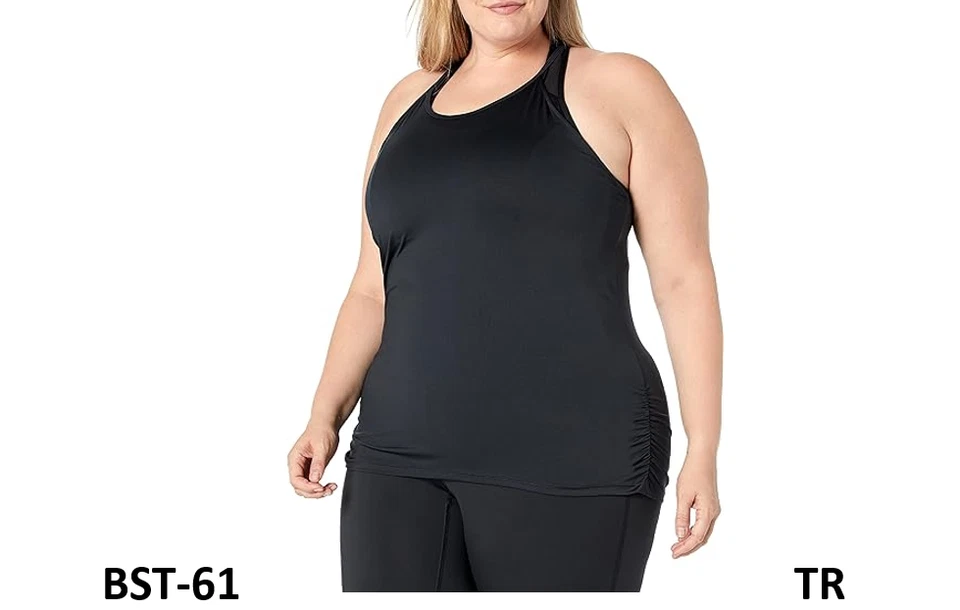 Camiseta sin mangas Spalding para mujer activa fruncida lateral talla regular y grande Sky Tie Dye XL Foto 1 de 4