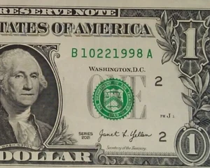 OCTOBER 22nd 1998 Birthday Anniversary Date Note One Dollar Bill Series 2021 - Picture 1 of 3