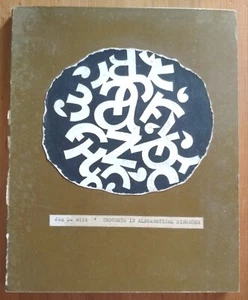 JAN LE WITT – UNKNOWN HAND MADE BOOK – THOUGHTS IN ALPHABETICAL DISORDER - Picture 1 of 7