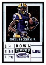 2017 Panini Contenders Draft Picks Bowl Ticket #79 ODELL BECKHAM JR. /99 ~B7AA