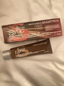 New Matrix Color Sync X- COV 4NW Dark Brown Neutral Warm 2oz Demi Haircolor - Picture 1 of 2