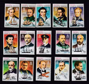British Antarctic Territory QE2 1973 set 15 unmounted mint UM MNH ** - Picture 1 of 1