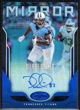 2017 Panini Certified Delanie Walker #MS-DW Blue Mirror Signatures Auto /40