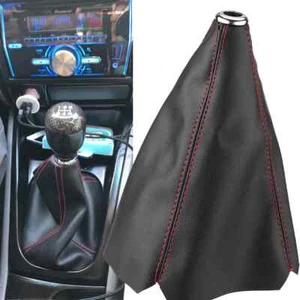 Cubierta de palanca de cambios para Ford Fiesta Shift Boot perilla de cambio de coche cubierta antipolvo de cuero - Imagen 1 de 6