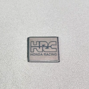 Universal Motorcycle Honda Emblem HRC Logo Square 3D SMALL Size 2 X 1.5 CM - Picture 1 of 4