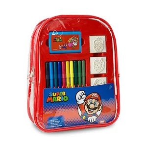 Set cancelleria zaino Super Mario Nintendo ufficiale colori per bambini 4660 - Imagen 1 de 2
