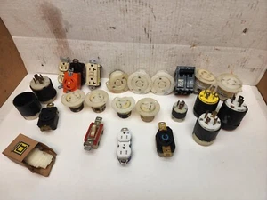Lot 22 pcs Hubbell Twist-Lock Devices 20A, 120v, 250V plugs, Locking Receptacle - Picture 1 of 13
