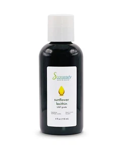 SUNFLOWER LECITHIN USP Grade Unbleached Fluid 100% Pure Natural 4 OZ - Picture 1 of 1