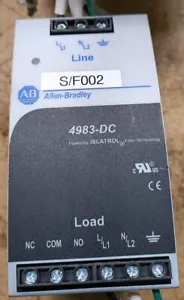 Allen Bradley 4983-DC120-20 Filter-/Überspannungsschutzgerät, Spannung: 120VAC - Bild 1 von 3