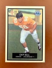 Chip Kell Custom Art Football Card 1951 Topps Magic Design Tennessee Vols CFHOF