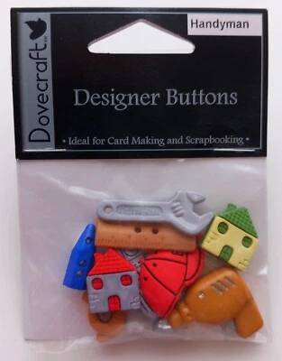 Handyman Desinger Craft Buttons - Image 1 of 2