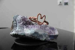 Anillo Tensor Amor Corazón Colgante Pulido Cobre Puro EMF Orgón 1/2 Codo Sagrado - Imagen 1 de 5