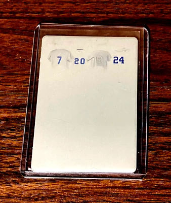 Juego de béisbol Mickey Mantle 1/1 2020 hoja 1 de 1 Ted Williams (solo 1) Yaz Quad Foto 1 de 4