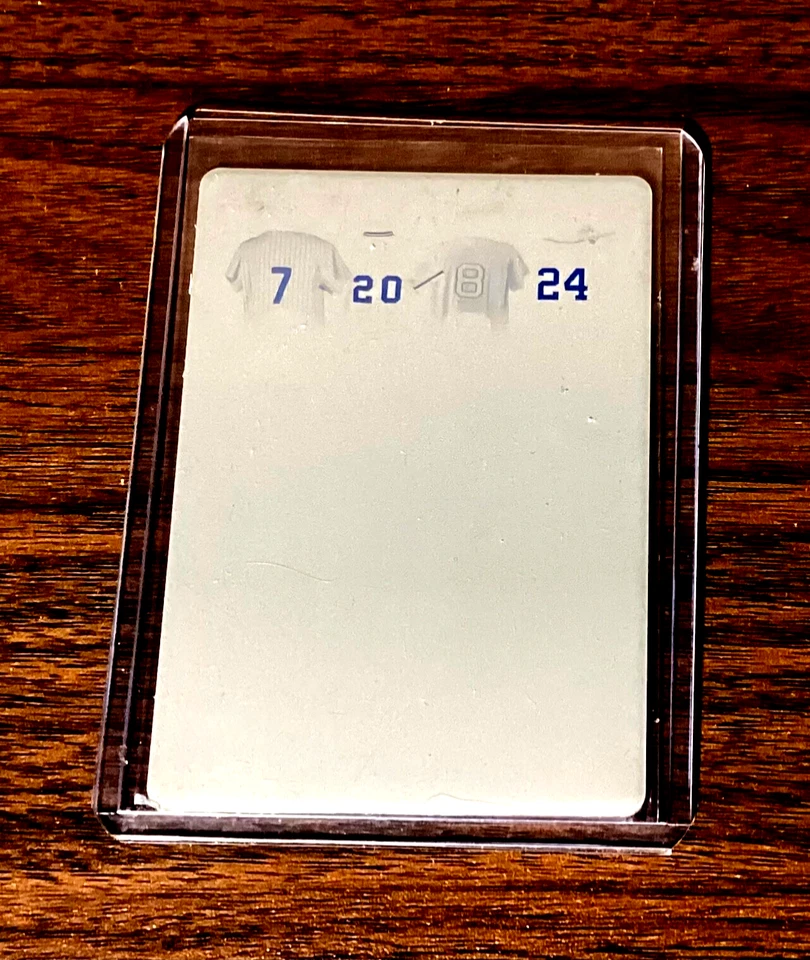 Juego de béisbol Mickey Mantle 1/1 2020 hoja 1 de 1 Ted Williams (solo 1) Yaz Quad Foto 1 de 4