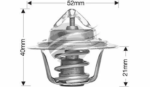 Dayco Thermostat for Toyota Corona 2/1970 - 7/1971 1.5L 4 cyl 8V OHV RT80 2R - image 1 of 1