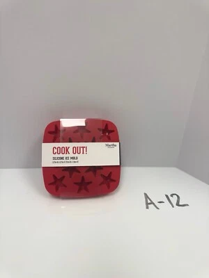 Moldes de hielo de silicona estrella colección Martha Stewart, ¡2 bandejas de 12 estrellas cada una! Foto 1 de 3